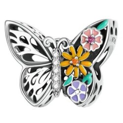 Mariposa charm plata Primavera compatible